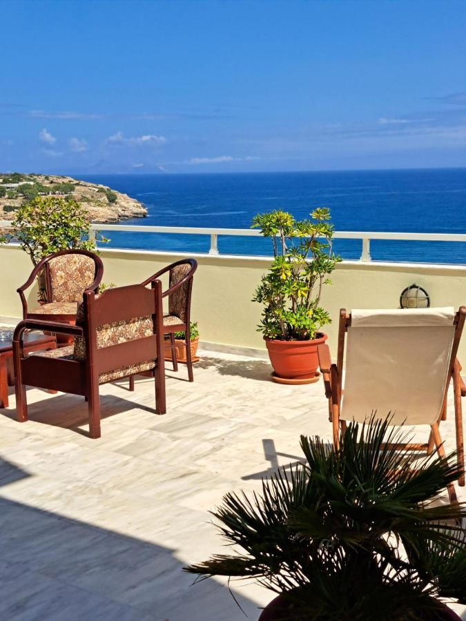 Seaview Flora'S Luxury Apartment-300Meters From The Beach Rétino Exterior foto