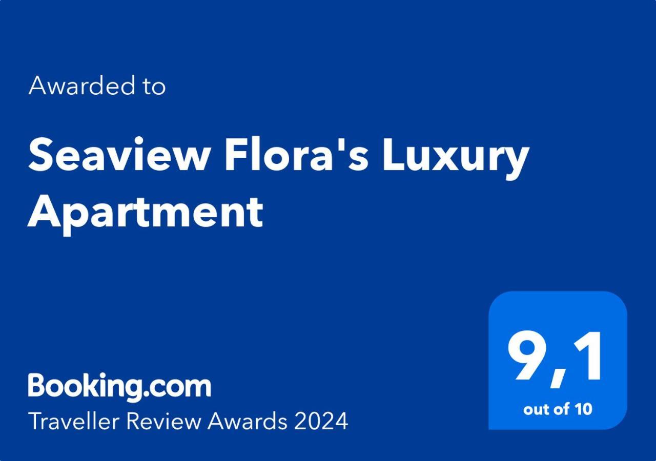 Seaview Flora'S Luxury Apartment-300Meters From The Beach Rétino Exterior foto